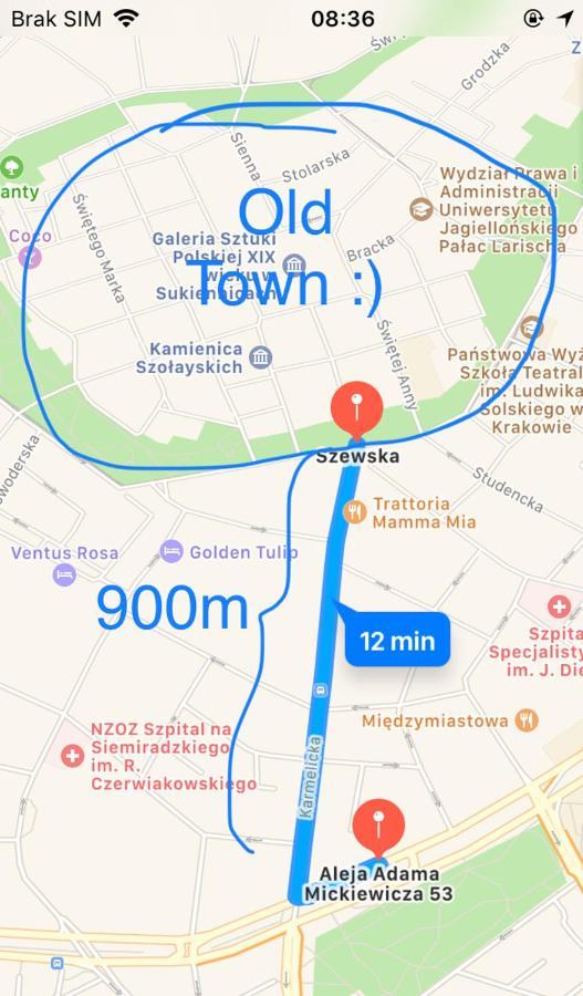 Cozy & Big Rooms In Old Town Krakow Ngoại thất bức ảnh